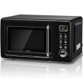 Glass Turntable Retro Countertop Power Level Microwave With LED Display Kitchen Electric Microwave Oven